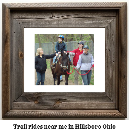 trail rides near me in Hillsboro, Ohio